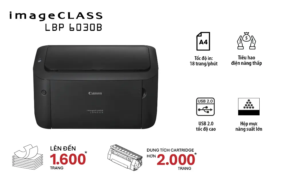 Tổng quát máy in Canon LBP6030B