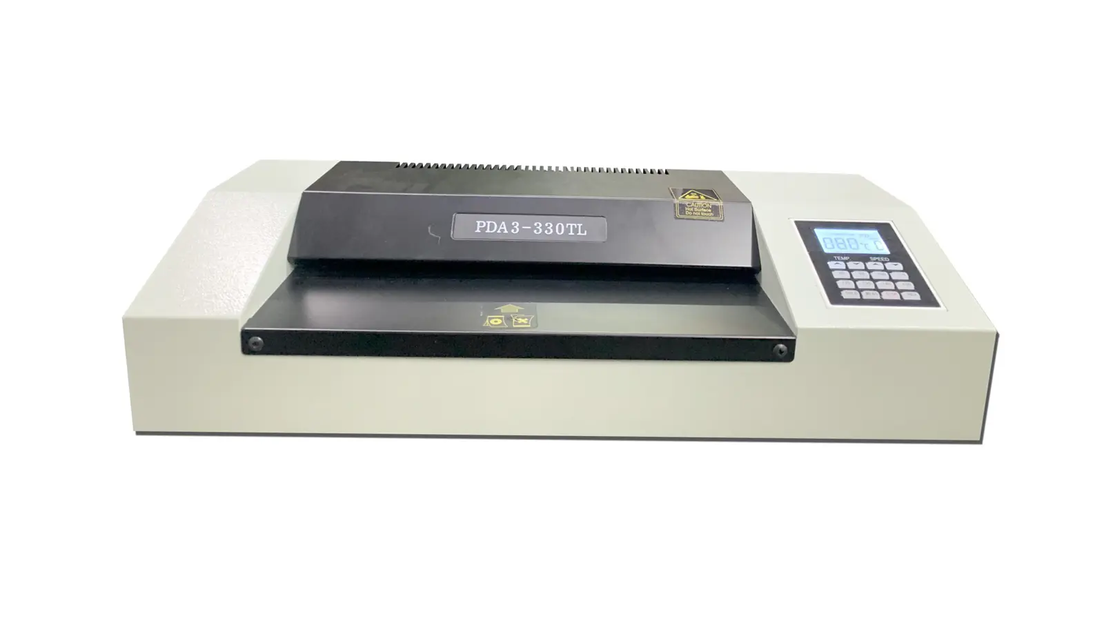 Máy ép plastic PDA 330TL sử dụng 4 quả rulo