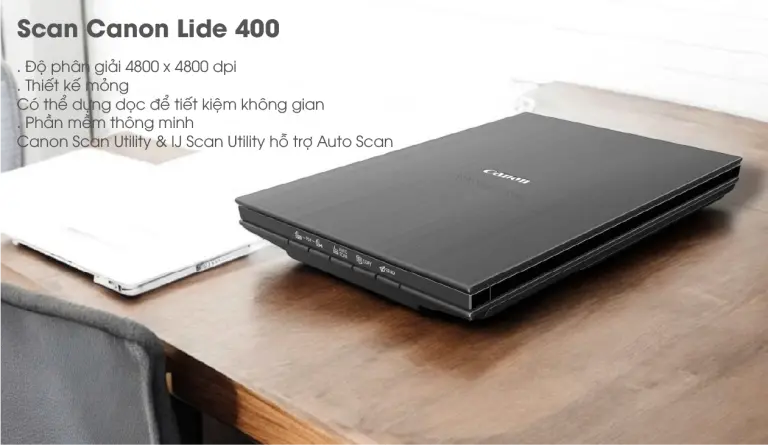 Scan canon lide 400 kích thước nhỏ gọn
