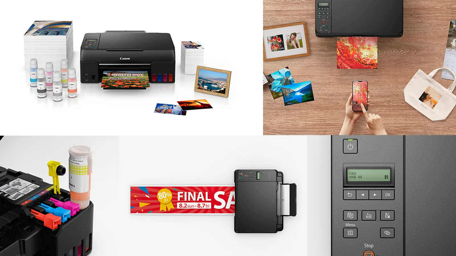 Tiện ích sử dụng Canon PIXMA G670