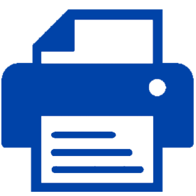 in laser màu icon