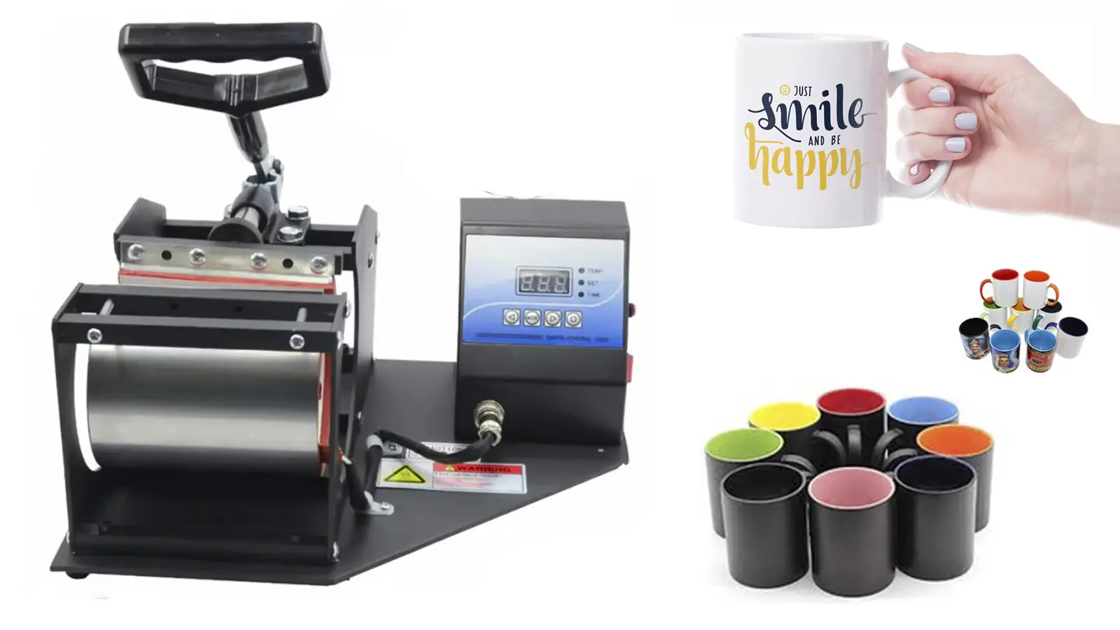 máy ép cốc giá rẻ thiết bị ép hình lên cốc, ly sứ