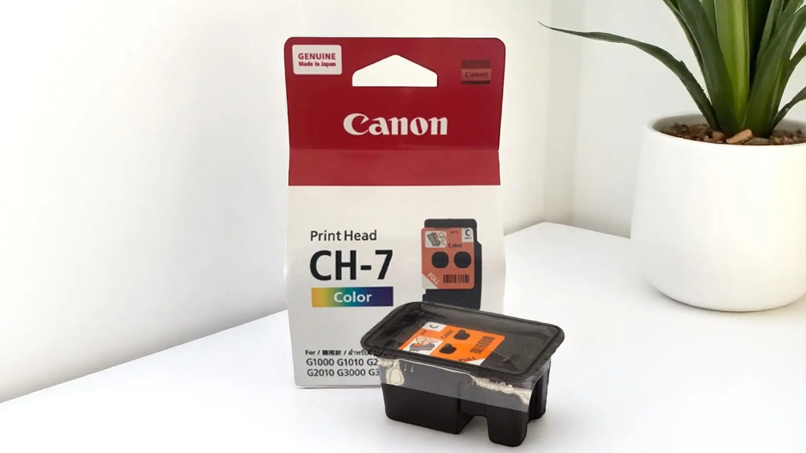 Đầu phun canon CH-7 3 màu, Đỏ, Vàng, Xanh
