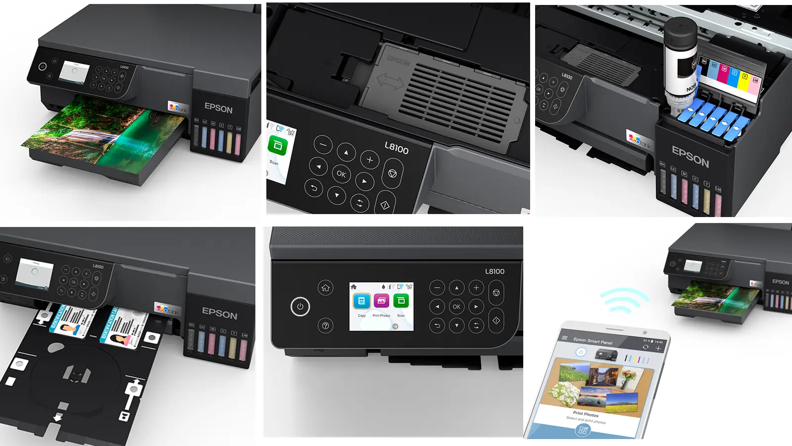Giới thiệu về máy in Epson L8100