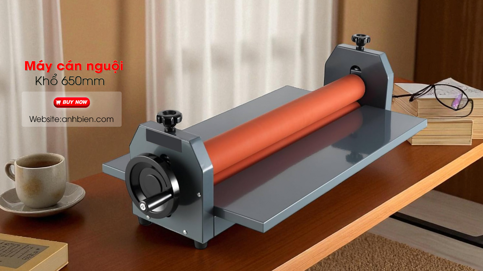 Máy cán nguội khổ 65cm tại Anh Biên Printer, giao hàng toàn quốc